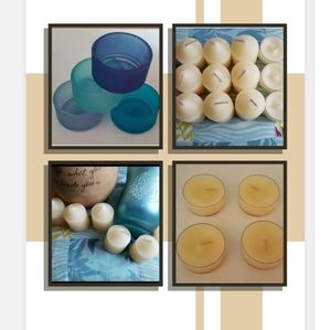 Votive and Tealight Holders with Candles (all)